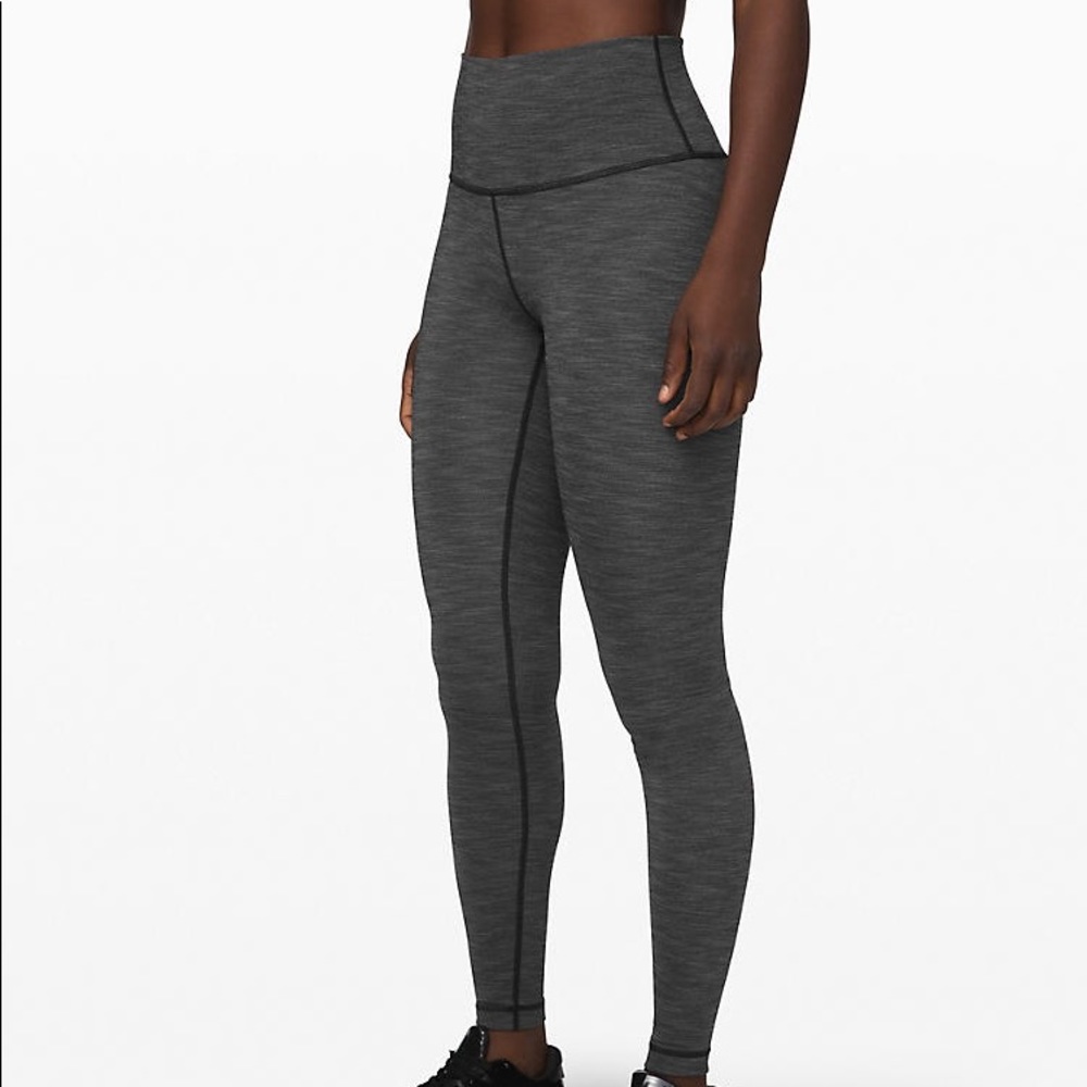LULULEMON High Rise Wunder Under Leggings 28”
